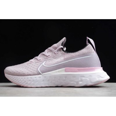 Nike Bayan React Infinity Run Flyknit Mor / Pembe Koşu Ayakkabısı Türkiye - DL8HG2M3